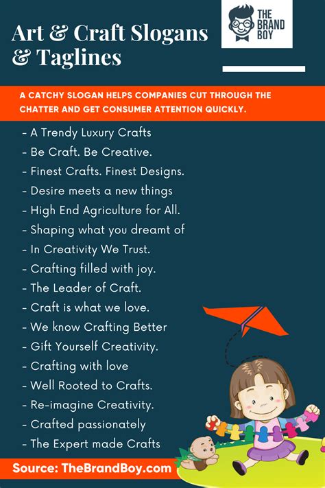 Craft Slogans and Taglines - thebrandboy