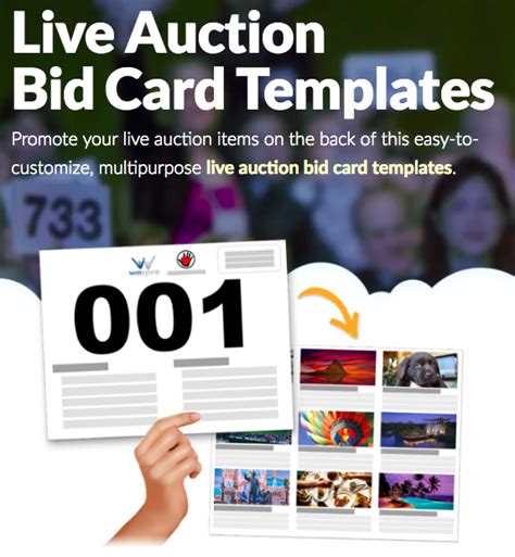 Auction Bid Cards Template – Atlanticcityaquarium.com