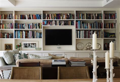 Built In Bookcases - Transitional - living room - Adelaide Bragg