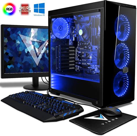 Vibox Vision 2SXLW Gaming PC Computer with 2 Free: Amazon.co.uk: Electronics