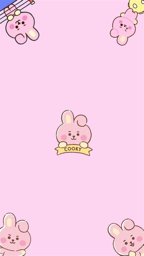 Cooky BT21 | Kartu lucu, Kartu, Gambar bts