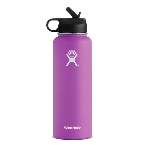 HYDRO FLASK 40 oz. Wide Mouth Water Bottle with Straw Lid - Eastern Mountain Sports