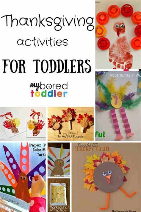 Thanksgiving Crafts for Toddlers - My Bored Toddler