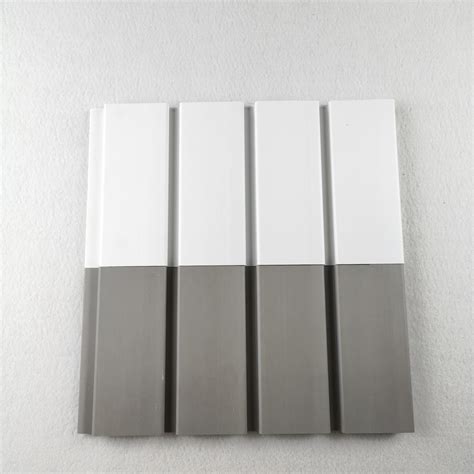 Easy Installation Smooth PVC Slatwall Panels For Garage Wall