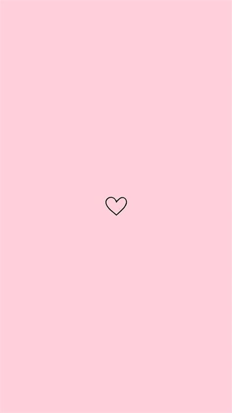 Pastel Pink Heart Wallpaper