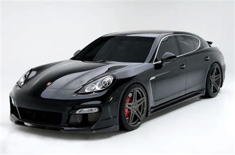 Porsche Panamera Turbo Black - Classy Sportscar Technology For Four ...