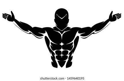 Silhouette muscle man : 58 652 images, photos et images vectorielles de stock | Shutterstock