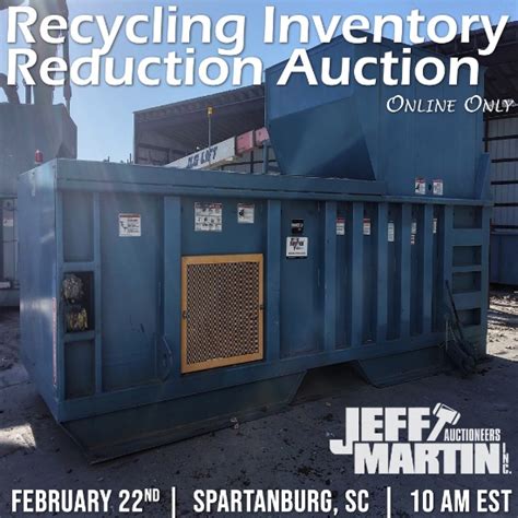 Jeff Martin Auctioneers Inc. Auction Catalog - RECYCLING INVENTORY REDUCTION AUCTION Online ...