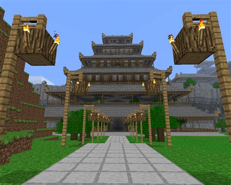 The Minecraft Castle: Amazing Chinese Minecraft Castle Pagoda