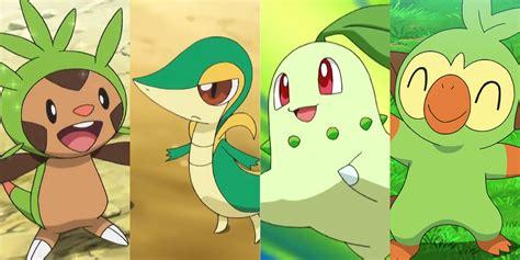 Pokemon: All The Grass-Starters Ranked By Cuteness