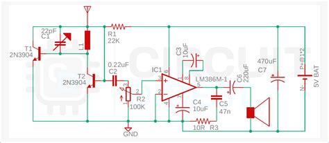 Simple Radio Receiver Circuit Diagram