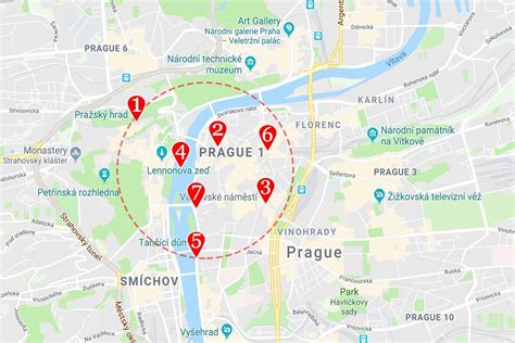 Prague Red Light District Map - Topographic Map World