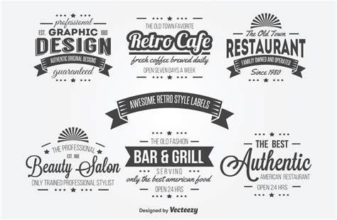 11 Vintage Free PSD Logo Template Images - Vintage Logo Templates Free ...