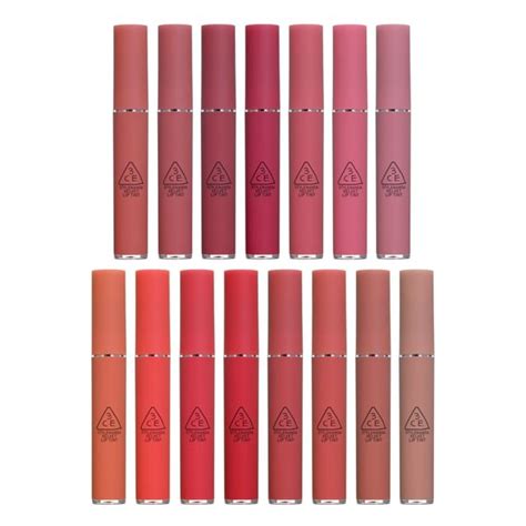 3CE - Velvet Lip Tint - 15 Colors | YesStyle