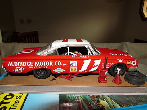 1960 Ford "Ned Jarrett" Starliner stock car. Model by Larry Hopkins | Racing car model, Nascar ...