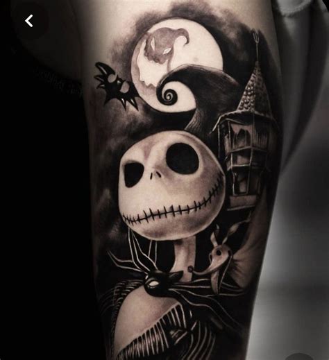 Pin by Flor Cons Ripalda on Frases para tatuajes | Christmas tattoo, Nightmare before christmas ...