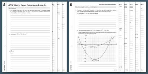 👉 GCSE Maths Grade 9 Exam Questions | Revision | Beyond