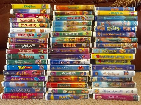 Lot Walt Disney Vhs Video Tapes Black Diamond Classics Masterpiece ...