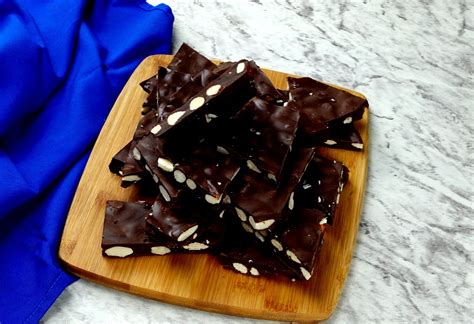 Salted Almond Chocolate Bars Recipe