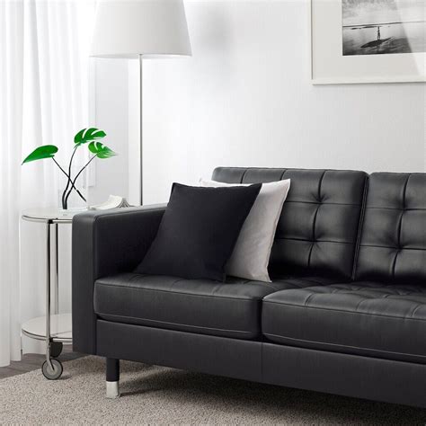 Ikea leather Three-seat sofa | in Kentish Town, London | Gumtree