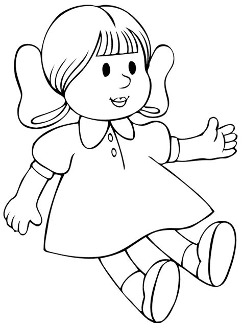 Doll Coloring Pages Printable