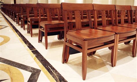 Church Chairs . Stacking Wood chairs for churches and chapels