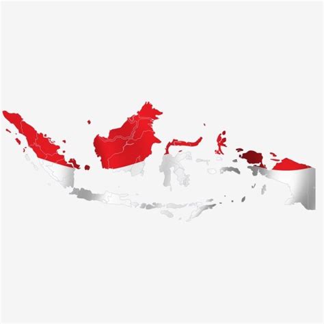 peta indonesia merah putih png - Audrey Grant