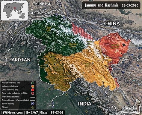 Latest Updates On Kashmir, 23 May 2020 (Map Update) - Islamic World News