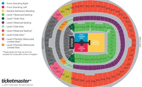 Taylor Swift Wembley Stadium seating map: best seats and capacity for London Eras tour