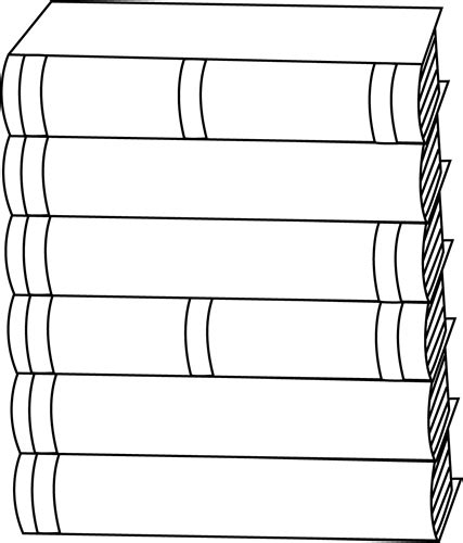 Stack of books clipart black and white red pile clip art png – Clipartix