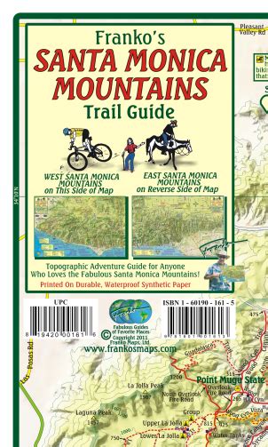 Santa Monica Mountains Trails Map – Franko Maps