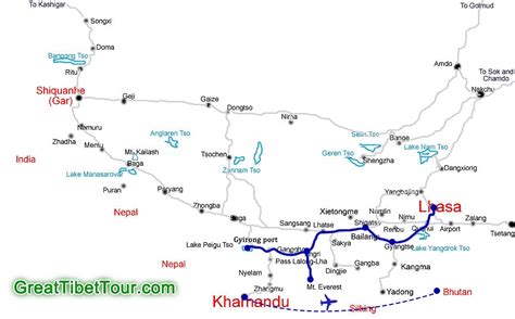 Tibet Nepal Bhutan Tour, Travel to Lhasa Kathmandu and Paro