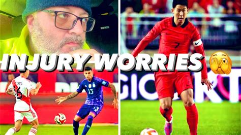 HEUNG MIN SON & CUTI ROMERO INJURY WORRIES | GMTA #tottenham # ...