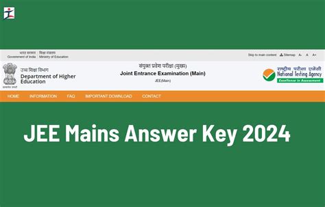 JEE Mains Response Sheet 2024 Out, Download Session 2 Answer Key