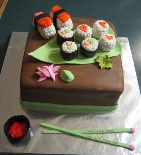 Pin on Sushi cake ideas