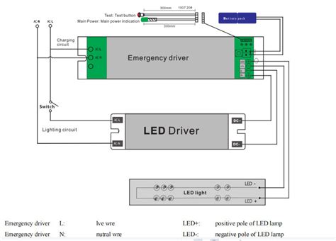 Emergency Led Driver Wiring Diagram » Wiring Flow Line