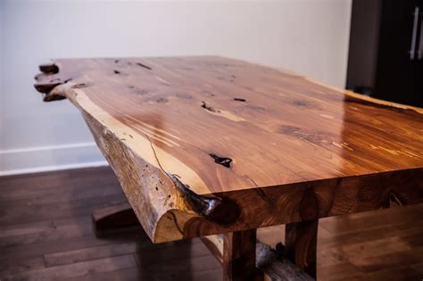 Cedar Slab Table — Vale Lorin Bruck Design