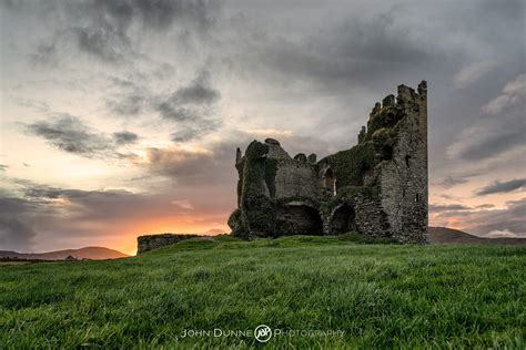 A Kerry Landscape | Sunset at Ballycarbery Castle #1 – Kerry, Ireland ...