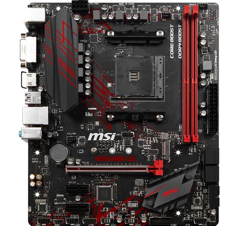 MSI AMD Ryzen B450M GAMING PLUS AM4 Micro ATX Motherboard LN91347 | SCAN UK