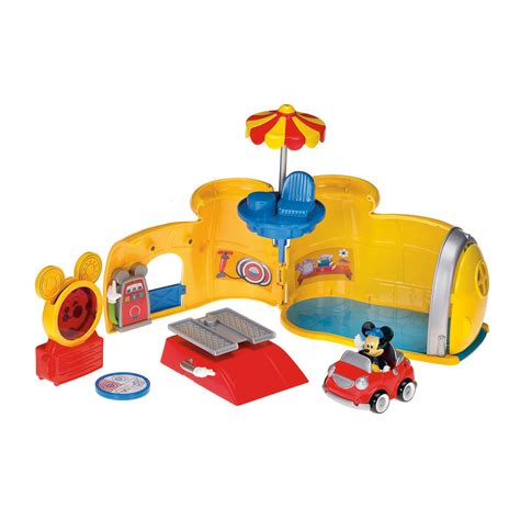 Mickey Mouse Clubhouse Mickey's Deluxe Play Set - Mickey's Garage - Toys & Games - Action ...