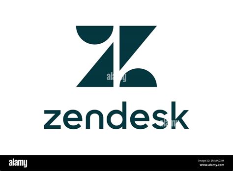 Zendesk, white background, logo, brand name Stock Photo - Alamy