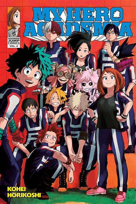 My Hero Academia Manga Volume 4 | Affiche rétro, Héro academia, Fond d ...