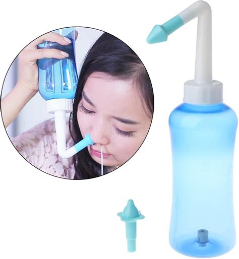 Amazon.com: 500ml Medical Polyethylene Nose Wash Bottle Neti Pot ...