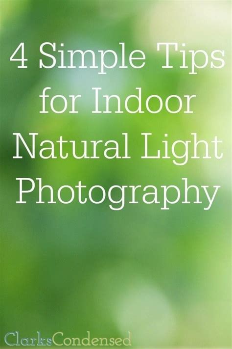 Natural Light Photography Tips