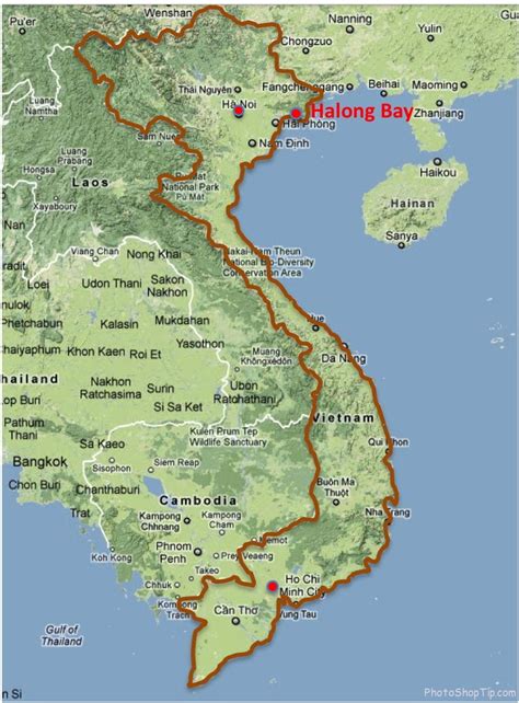 Ha Long Bay Vietnam Map - United States Map