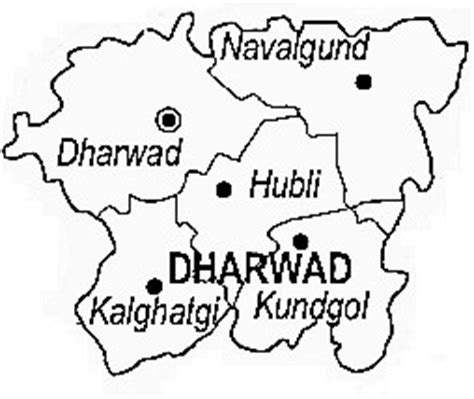 Dharwad District | Dharwad District Map