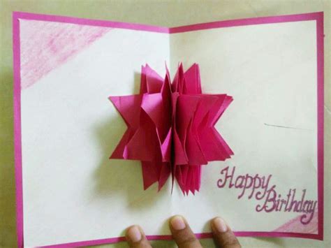 Lovely flower pop up birthday card.... | Birthday cards, Creative, Cards