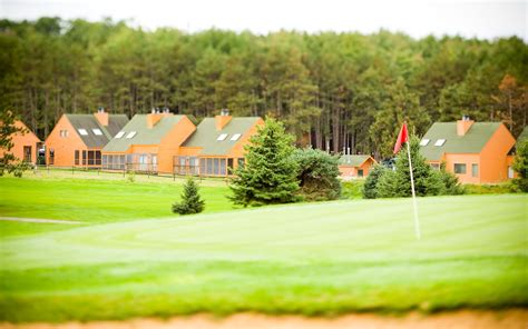 Golf Course in the Springtime at the Christmas Mountain Village™ in ...