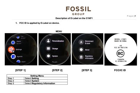 Apparent Fossil Gen 5 With LTE Stops by FCC