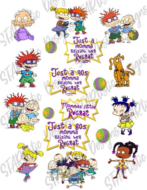 Rugrats Inspired 90s cartoon tv show 90s momma 80s momma | Etsy